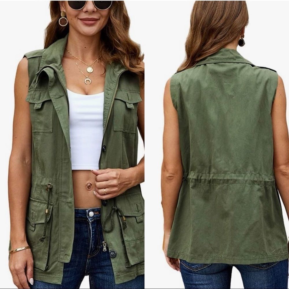 🫒 PER SE | Olive Green Vest